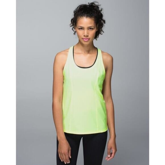 LULULEMON RARE Seawheeze 2015 Lightened Up Singlet Tank Sz 6 - Picture 8 of 9